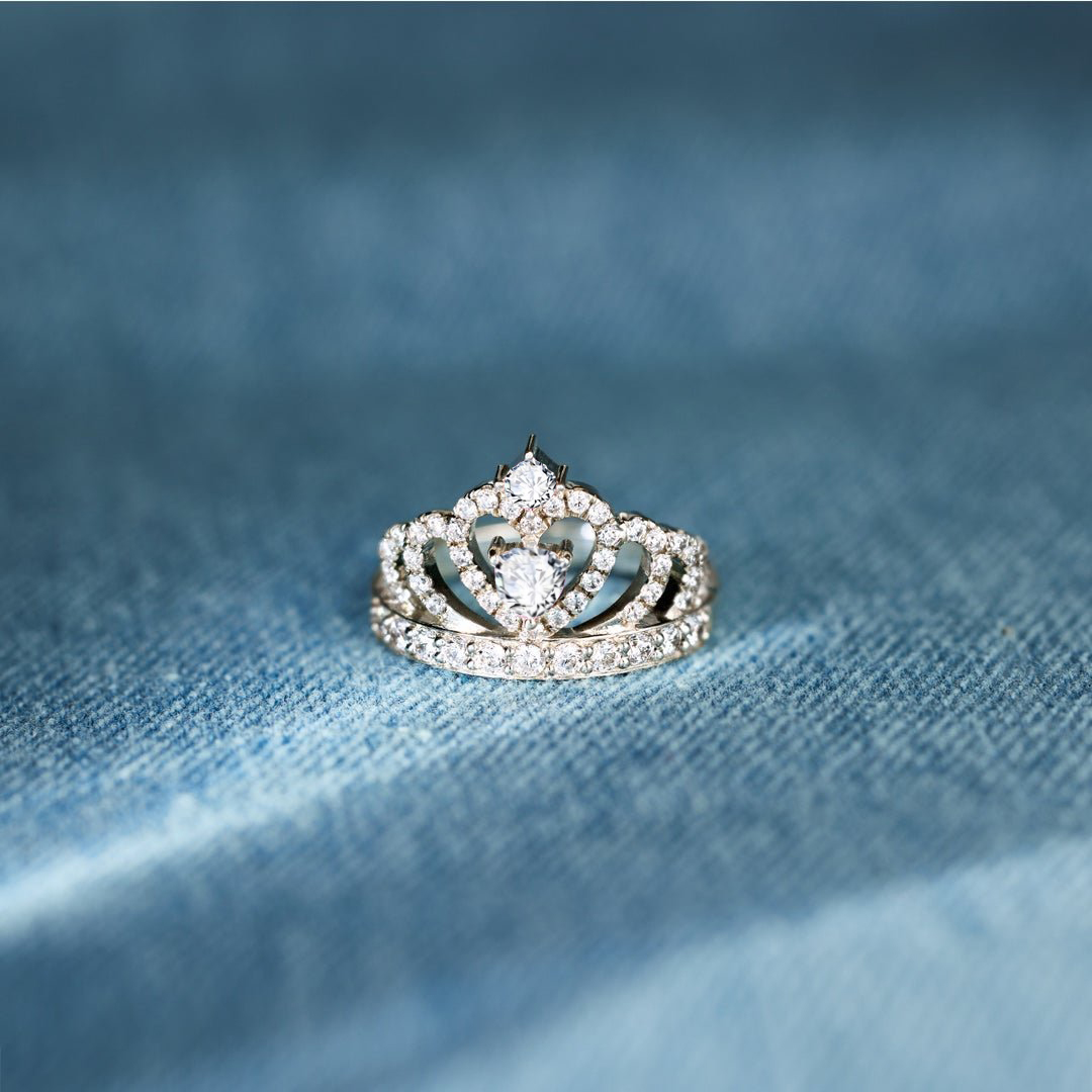 Dad To Daughter, No matter how much you grow up, Princess Crown Ring With Card, Gifts For Her-Jessemade AU