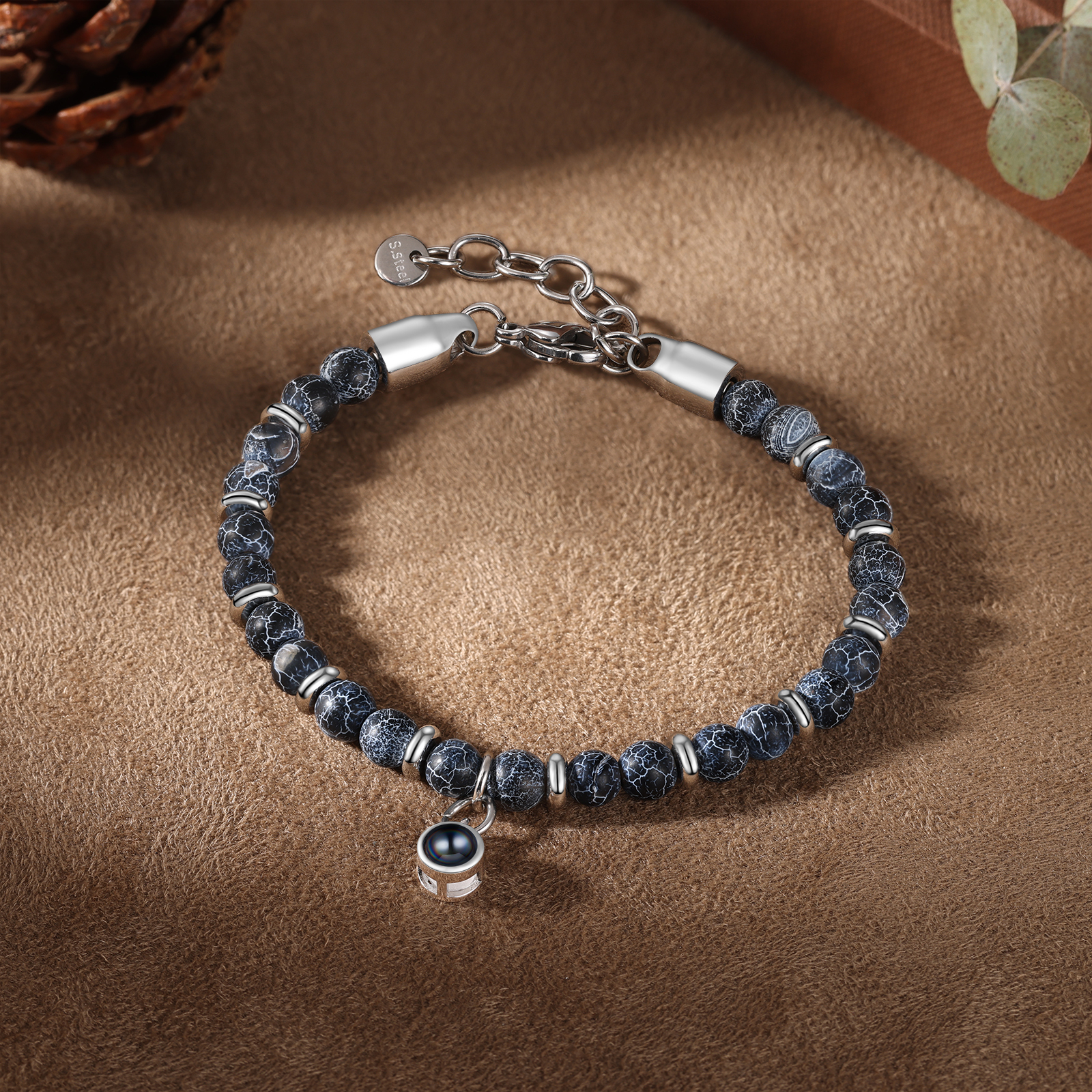 Personalised Projection Bracelet Custom Photo Bracelets Adjustable Bracelet Creative Gift for Him/Her-Jessemade AU