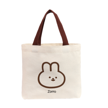 Personalised Bunny Tote Bag Customised with Name Bunny Handbag Easter Gifts-Jessemade AU