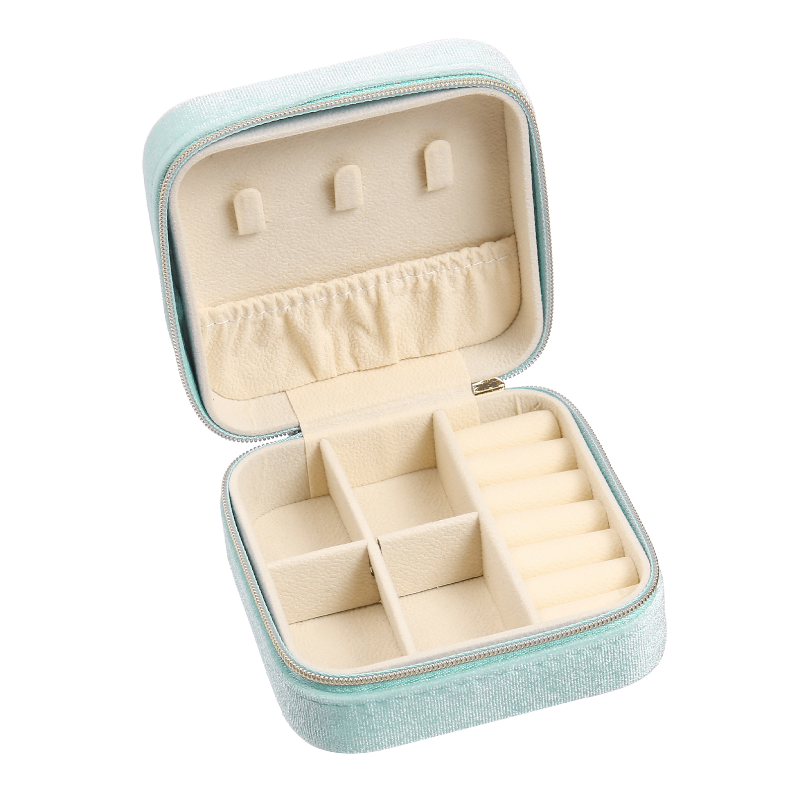 Jewelry Storage Box Blue/Pink/Green/White Travel Jewelry Box Gifts for Ladies Girls-Jessemade AU