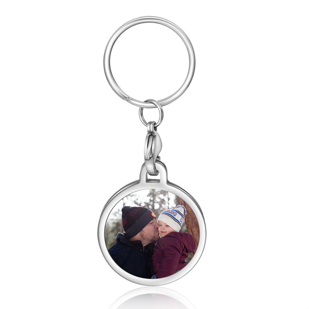 Personalised Keychain Engraved Photo Keychain Gifts For Him-Jessemade AU