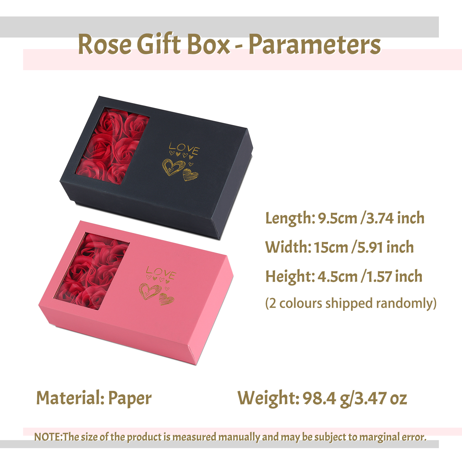 Enchanted Rose Jewelry Box Gift Package-Jessemade AU