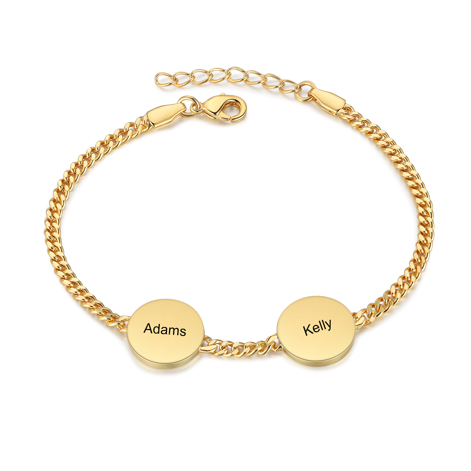 Personalised Women's Bracelet Customised 2-5 Names & Birthstones Bracelet Ocean Element Gift for Her-Jessemade AU