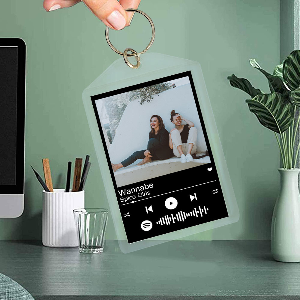 Personalised Spotify Code Keychain Custom 1 photo-Jessemade AU