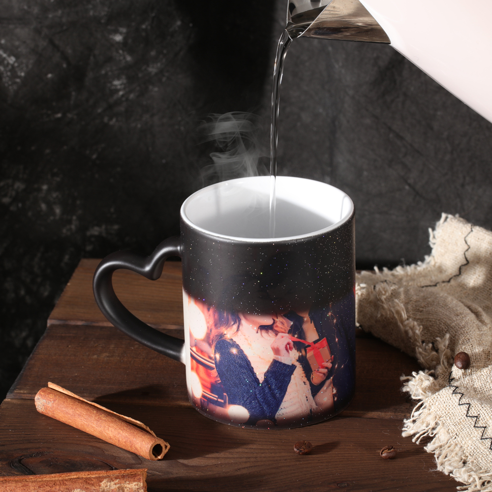 Personalised Photo Colour Changing Mug Custom Lettering Picture Mug-Jessemade AU