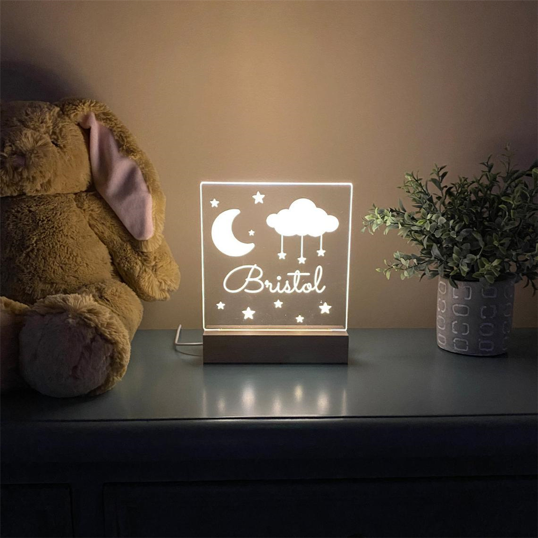 Custom Moon and Stars Night Light-Jessemade AU