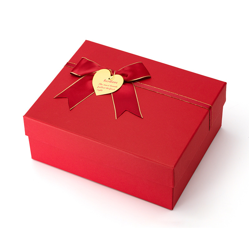 Exquisite Gift Box Red Gift Packaging Jewelry Box Valentine's Day Gift Box-Jessemade AU