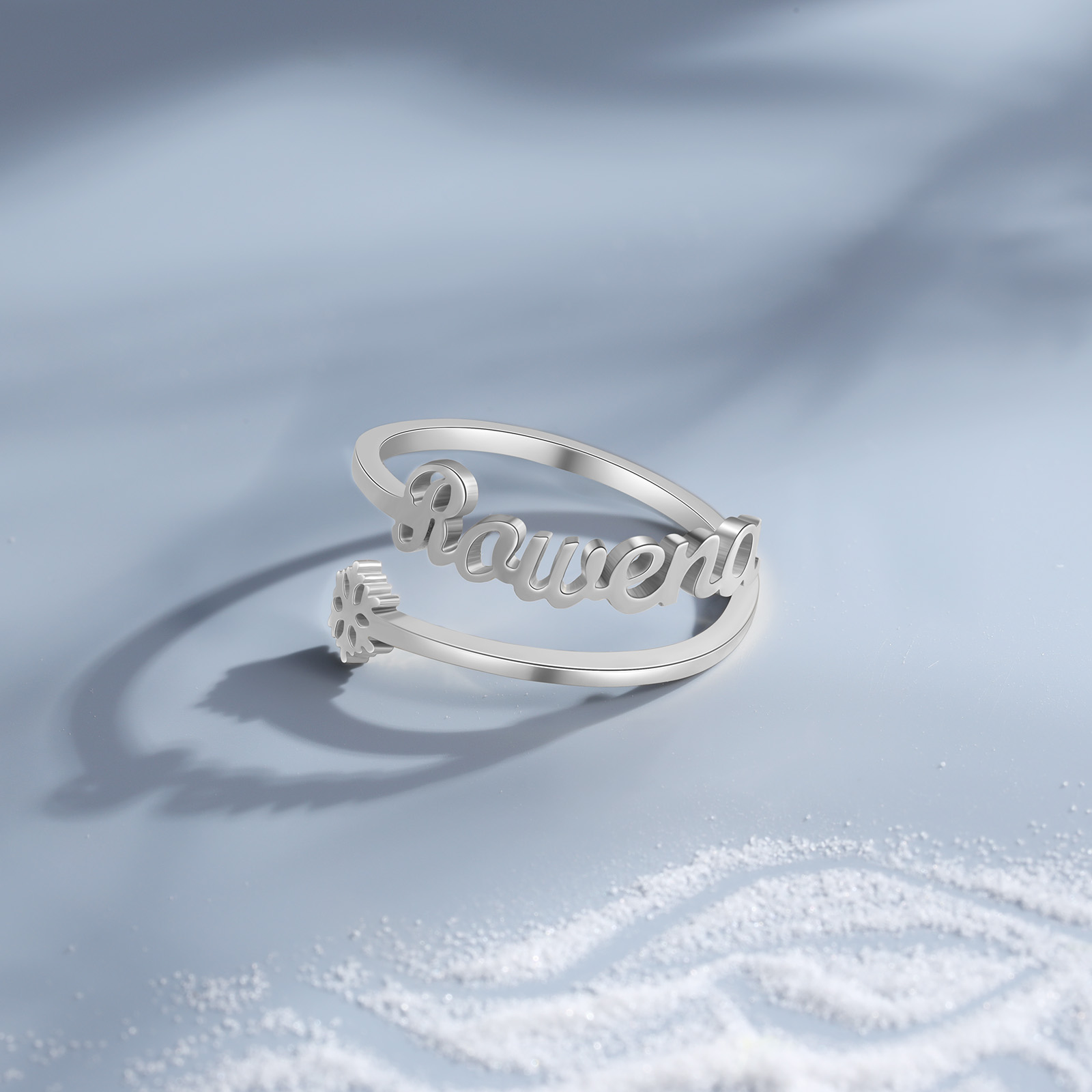 Name Ring Personalised 1 Name Adjustable Rings-Jessemade AU