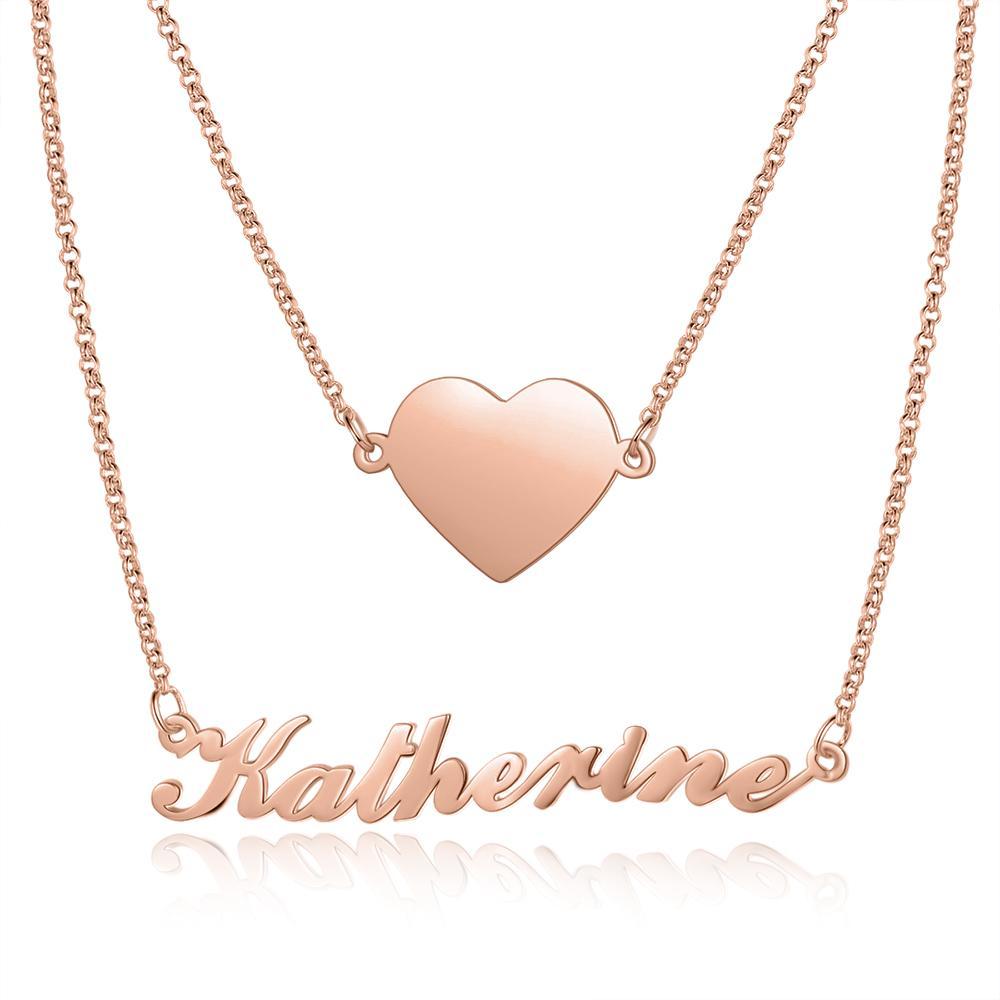Personalised Necklace Custom 1 Name Necklace Gift For Her-Jessemade AU