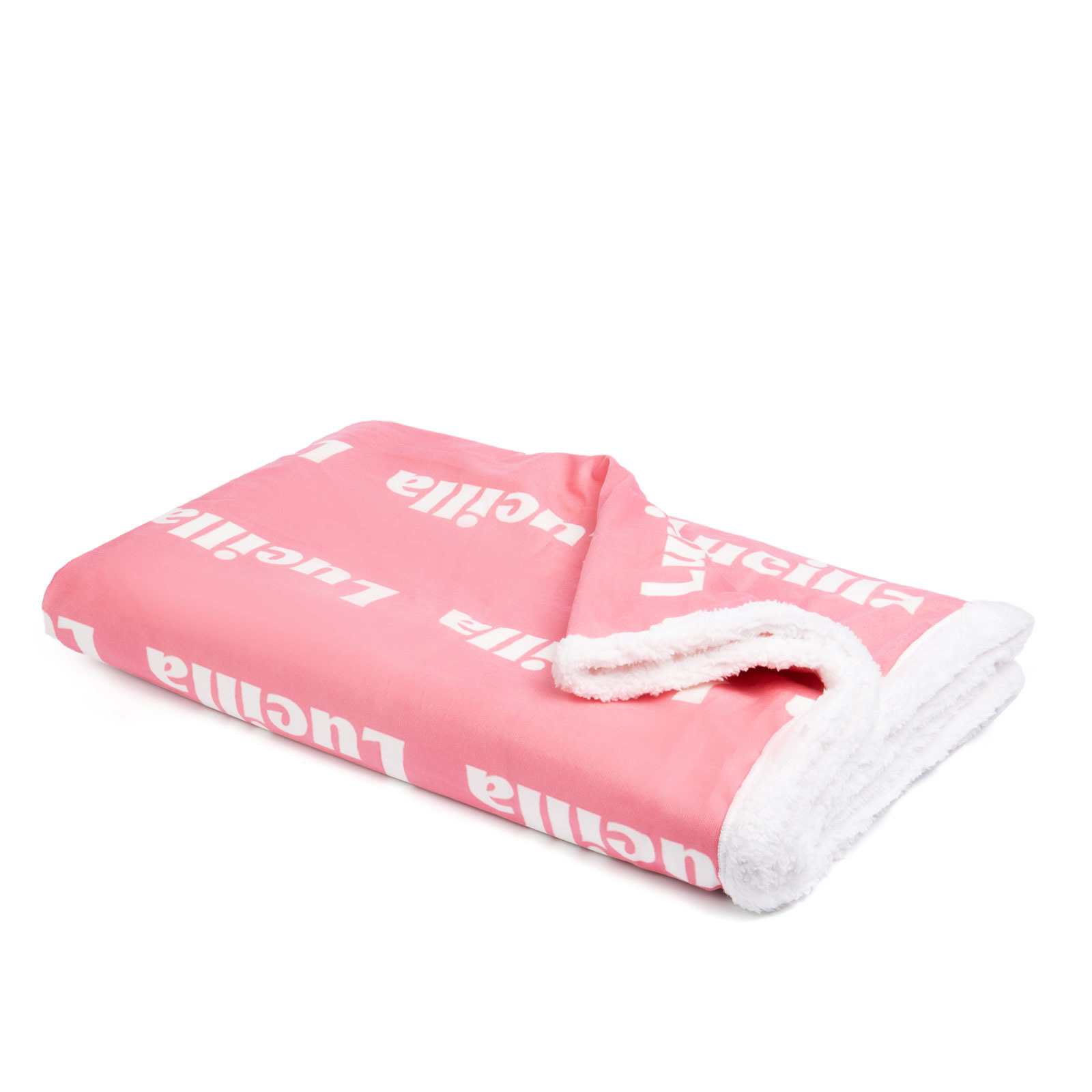 Personalised Name Pink Blanket Engrave Name Gifts For Baby Girl-Jessemade AU