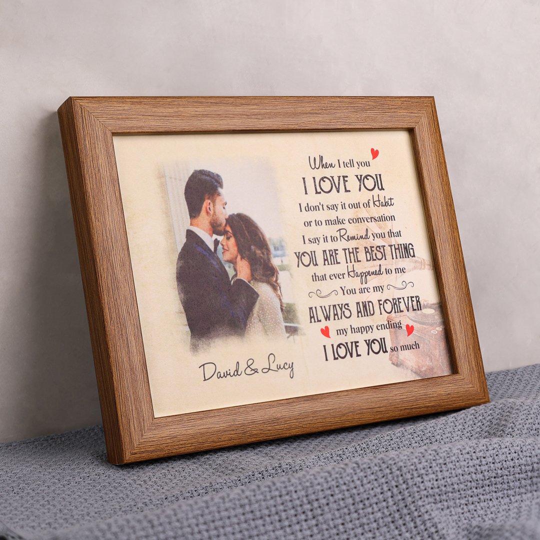 Valentine's Day Gift Personalised Photo Frame Couple Love Gifts For Her Him "YOU ARE THE BEST THING"-Jessemade AU