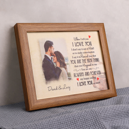 Valentine's Day Gift Personalised Photo Frame Couple Love Gifts For Her Him "YOU ARE THE BEST THING"-Jessemade AU