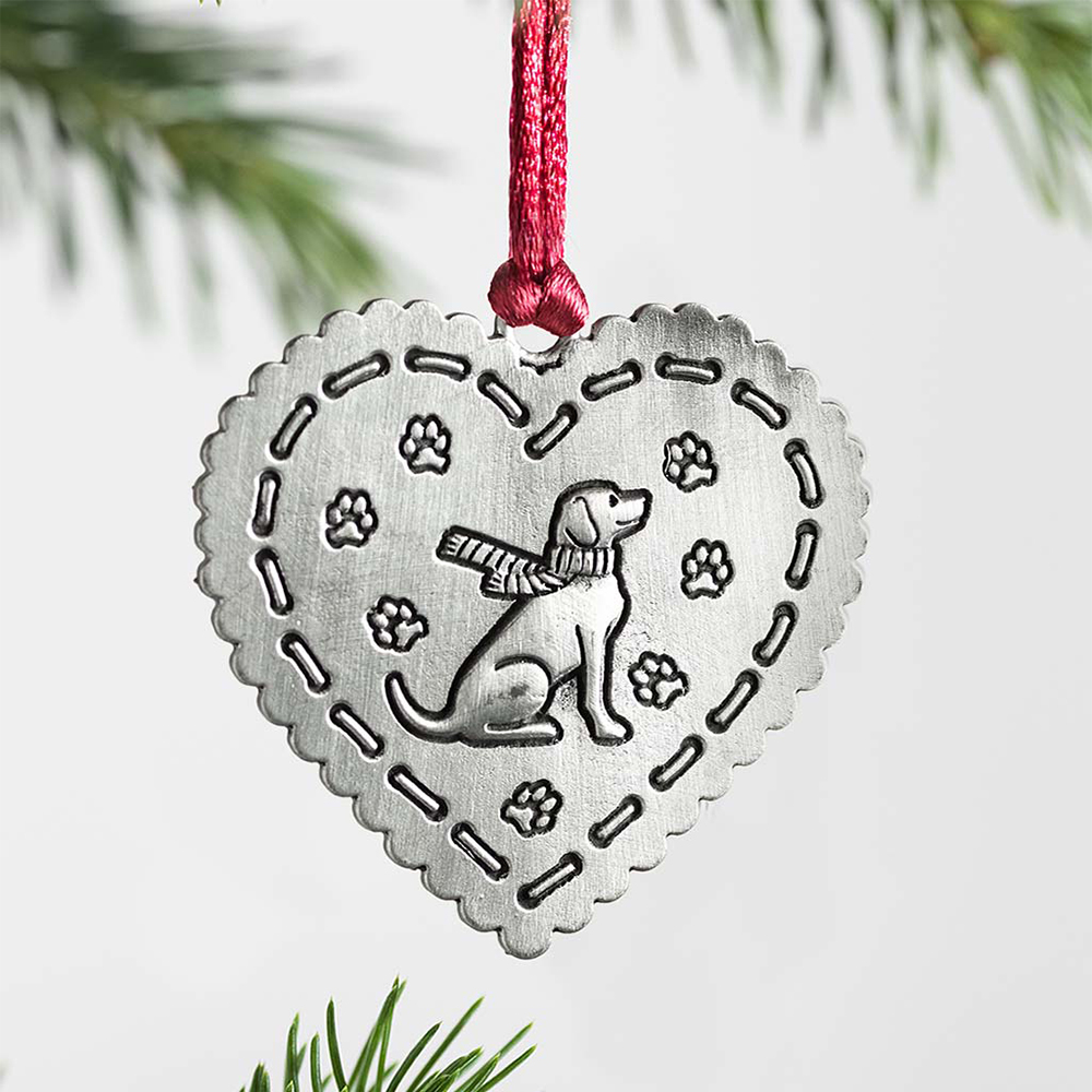Solid Pewter Christmas Tree Ornament Gifts for Family-Jessemade AU
