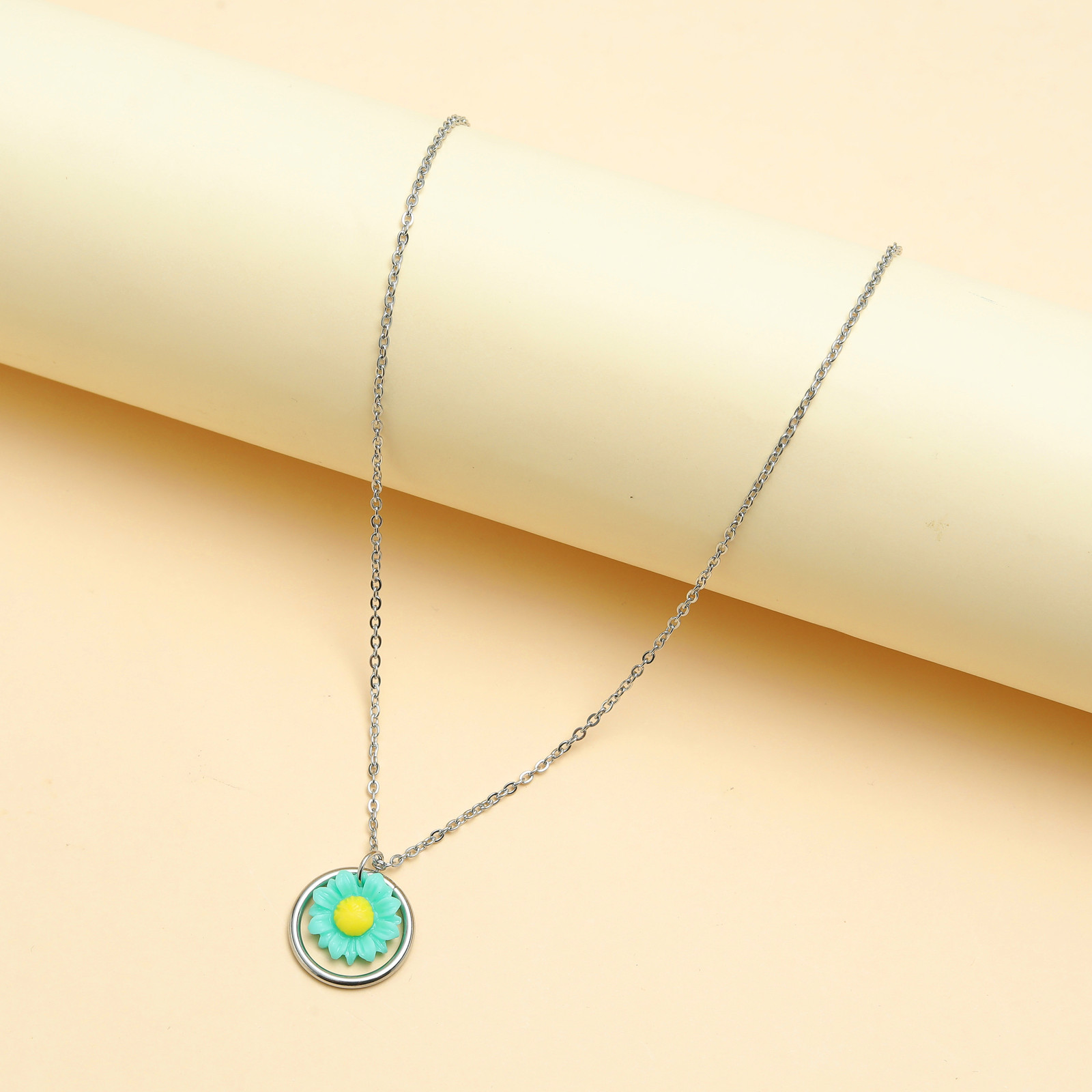 Sunflower Necklace Adjustable Best Friend Gift for Her-Jessemade AU