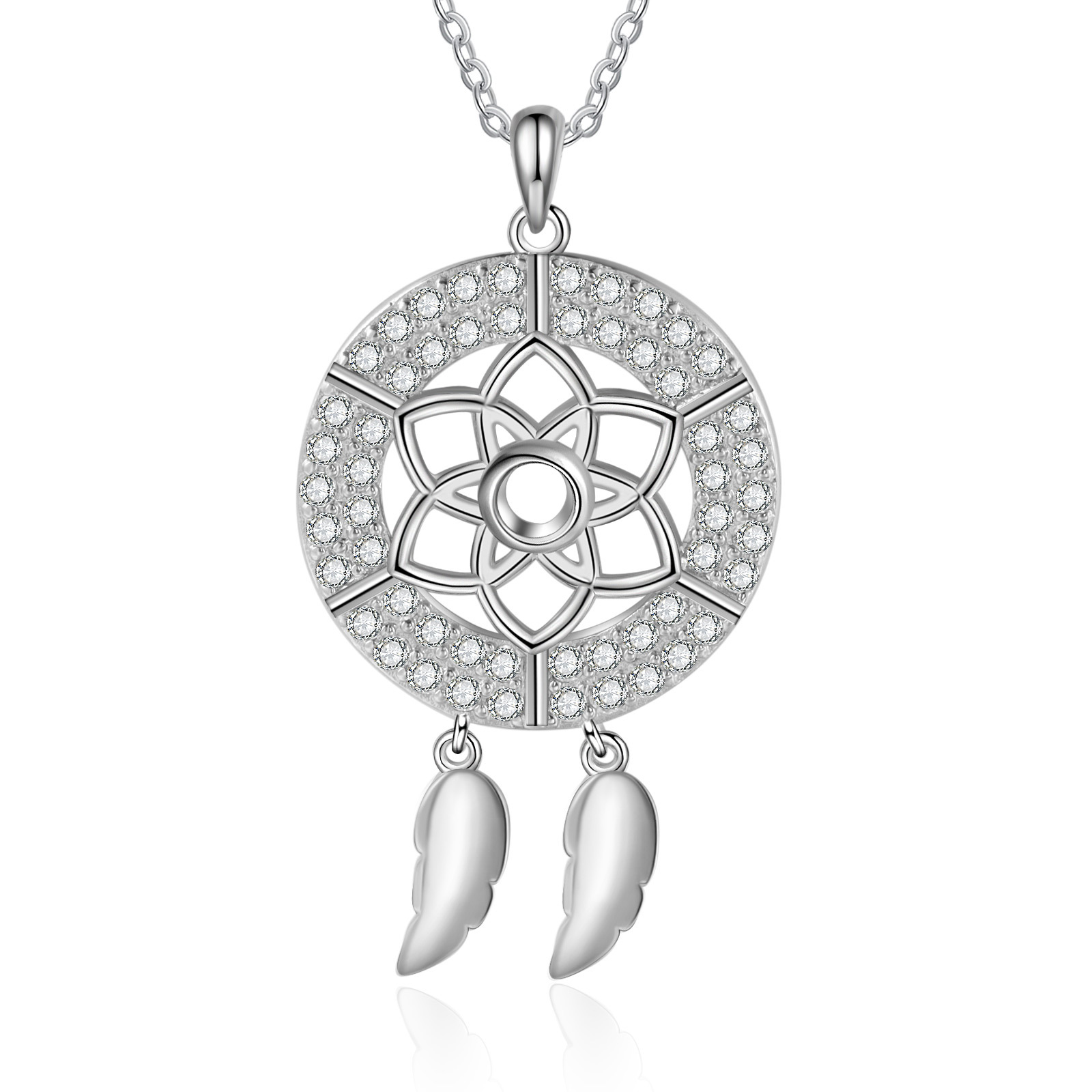 Personalised Dream Catcher Necklace Custom 2 Names Necklace Gifts For Her-Jessemade AU