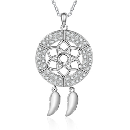 Personalised Dream Catcher Necklace Custom 2 Names Necklace Gifts For Her-Jessemade AU