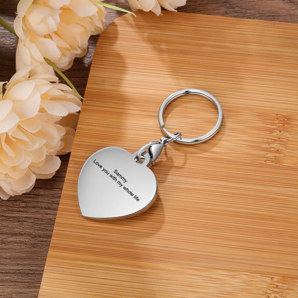 Personalised Keychain Engraved Photo Keychain Gifts For Him-Jessemade AU