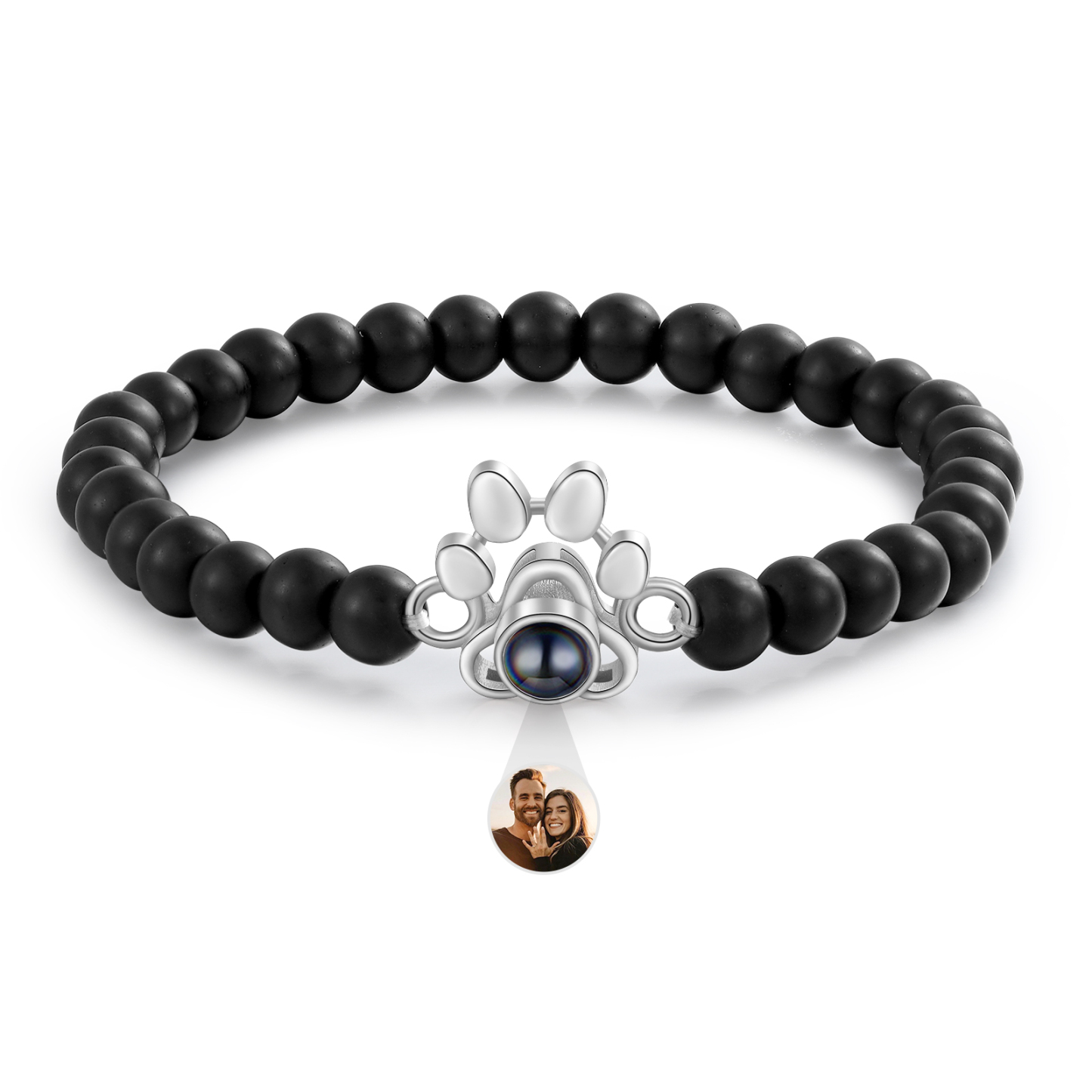 Personalised Dog Paw Projection Bracelet Customised Photo Bracelet Creative Gift for Her-Jessemade AU