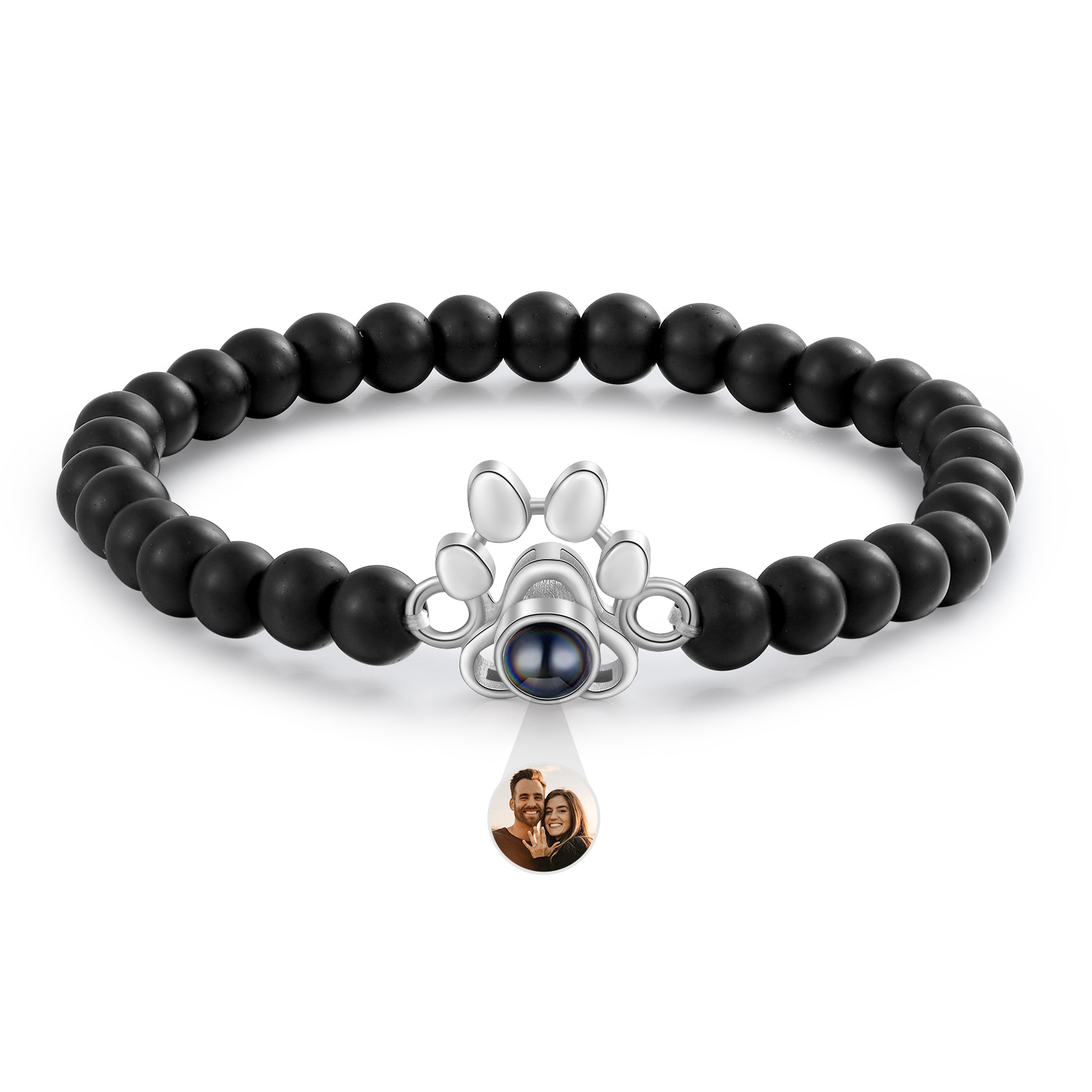 Personalised Dog Paw Projection Bracelet Customised Photo Bracelet Creative Gift for Her-Jessemade AU