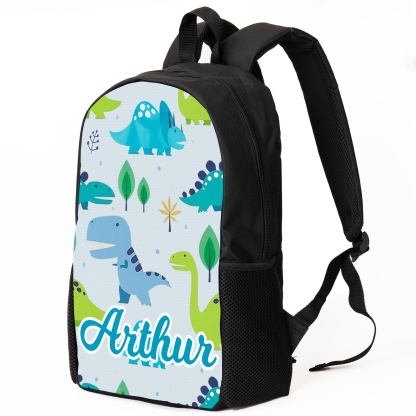 Custom Name Schoolbag Personalised Dinosaur Backpack Travel Bag for Kids-Jessemade AU