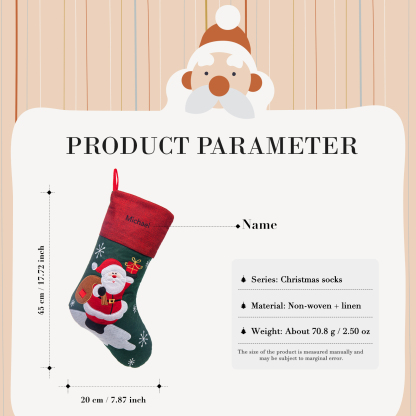 Personalised Christmas Stockings Custom Name Stockings Decoration-Jessemade AU
