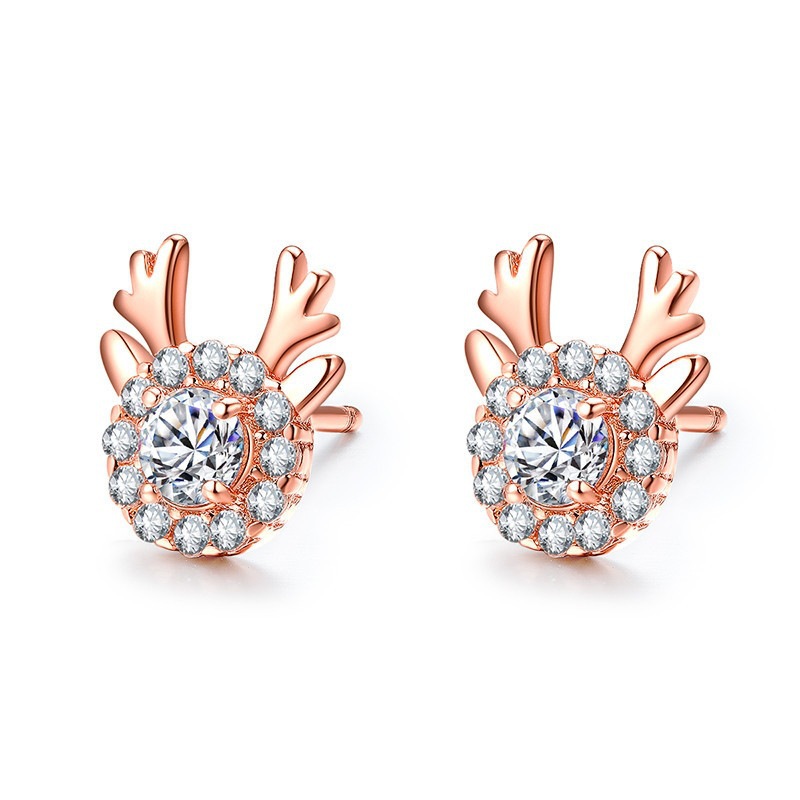 Women's Earrings Elk Earrings Birthday Valentine's Day Gifts for Her-Jessemade AU