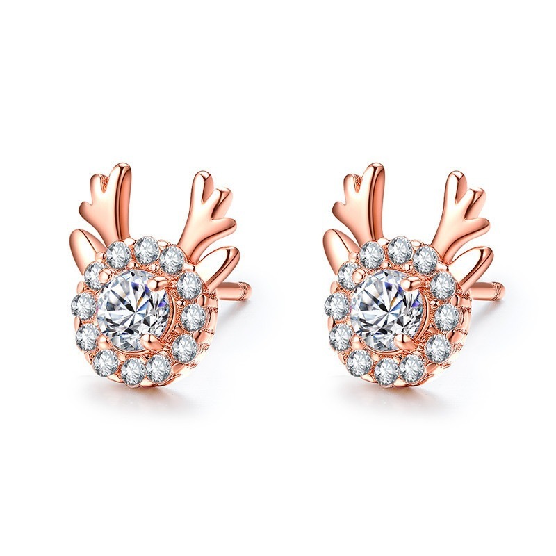 Women's Earrings Elk Earrings Birthday Valentine's Day Gifts for Her-Jessemade AU