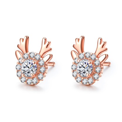 Women's Earrings Elk Earrings Birthday Valentine's Day Gifts for Her-Jessemade AU