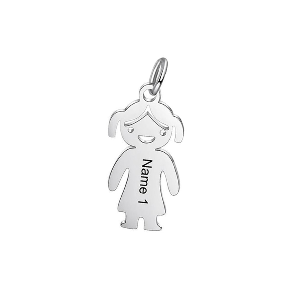 Small Size 2 cm Height Only Kid Charm Pendant-Jessemade AU