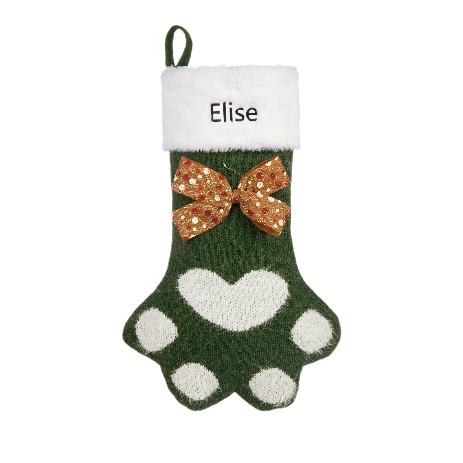 Personalised Christmas Stockings Gift Bag Customised 1 Name Christmas Sock Ornament Gift for Family Friends-Jessemade AU
