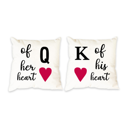 2 pcs Personalised Couple Pillow Case Engrave Photo Pillow Cover Sweet Gift For Her Him-Jessemade AU