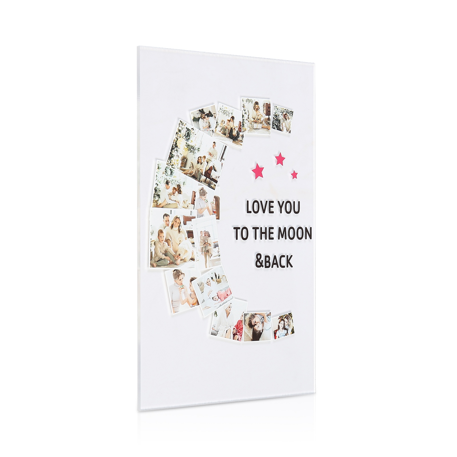 Personalised Family Photo Night Light Ornament Custom 14 Photos Bedroom Decor Home Decoration LED Light Personalised Photo Ornament-Jessemade AU