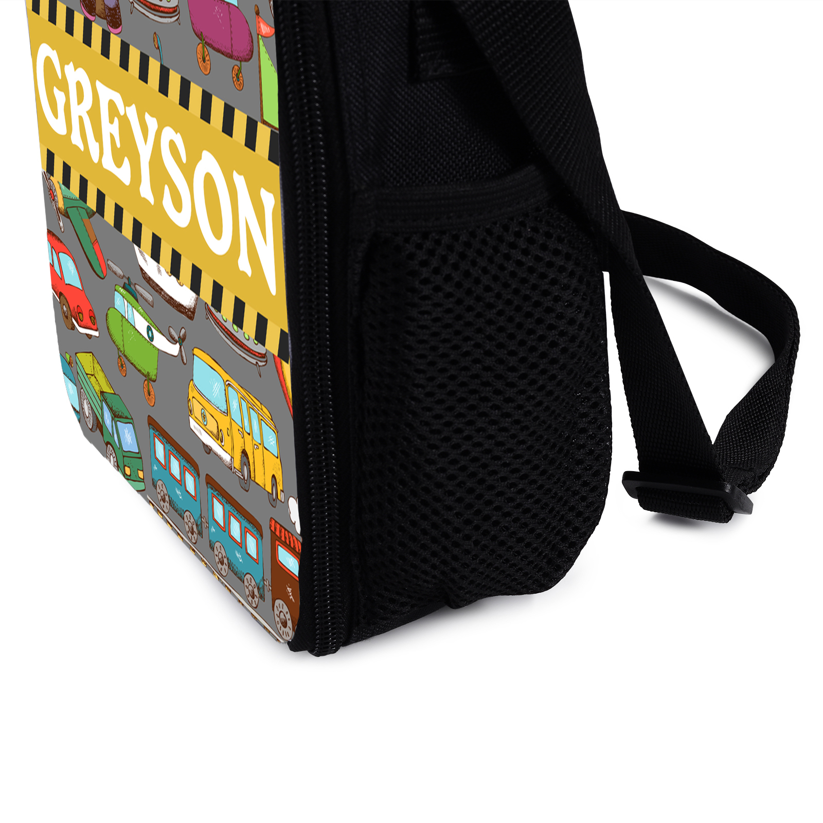 Custom Name Lunch Bag Personalised Cars Pattern Lunch Box Gifts for Kids-Jessemade AU