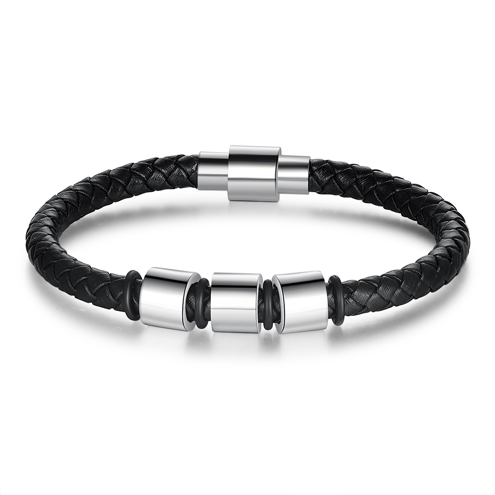 Customised 3 Beads Men's Bracelets For Him-Jessemade AU
