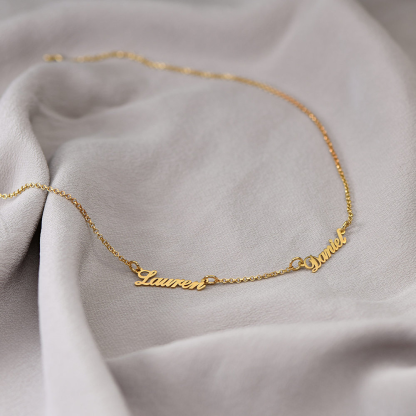 Personalised Necklace Custom 3 Names Necklace Gift For Women-Jessemade AU