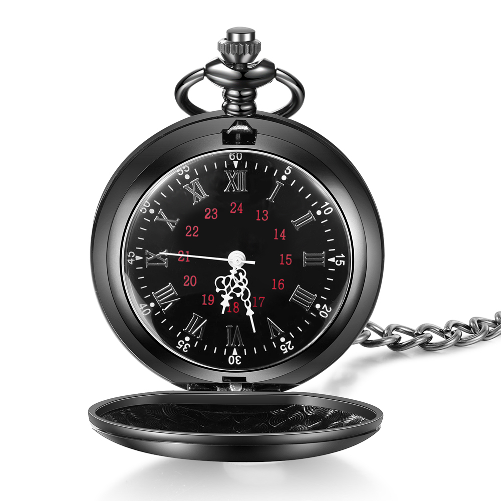 “Thank you for being the Dad you didn't have to be” Personalised Pocket Watch Gifts for Father-Jessemade AU