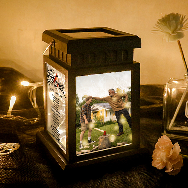 Personalised Photo Lantern Lamp Cardinals Memorial Sympathy gift-Jessemade AU