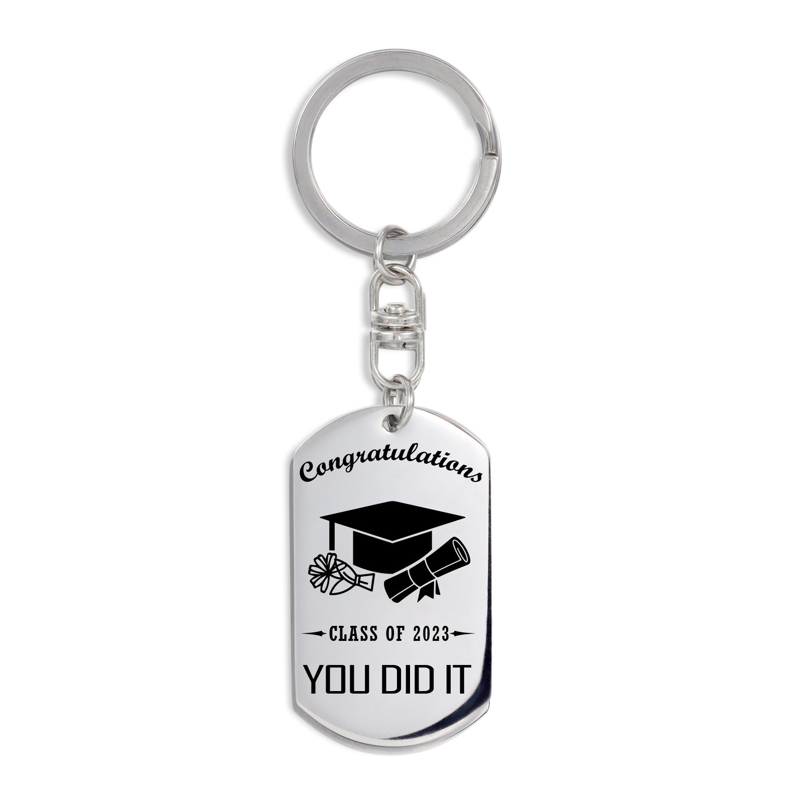 Graduation Keychain Engraved Photo Keychain for Her/Him-Jessemade AU