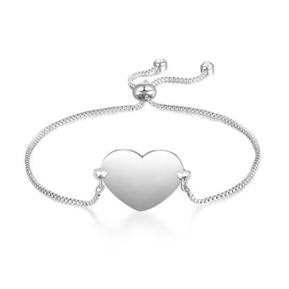 Personalised Heart Photo Bracelet Custom Photo Bracelet Gifts For Her-Jessemade AU