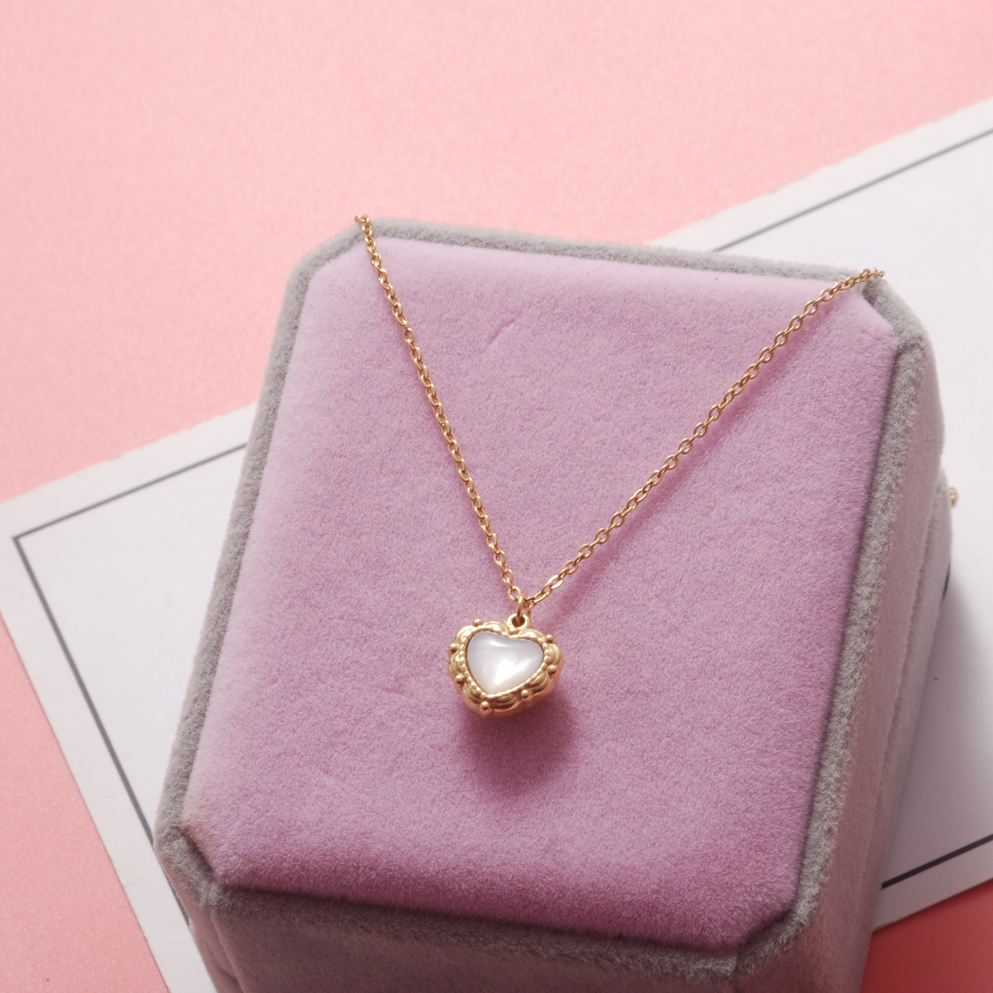 Heart Necklace for Women Girls-Jessemade AU