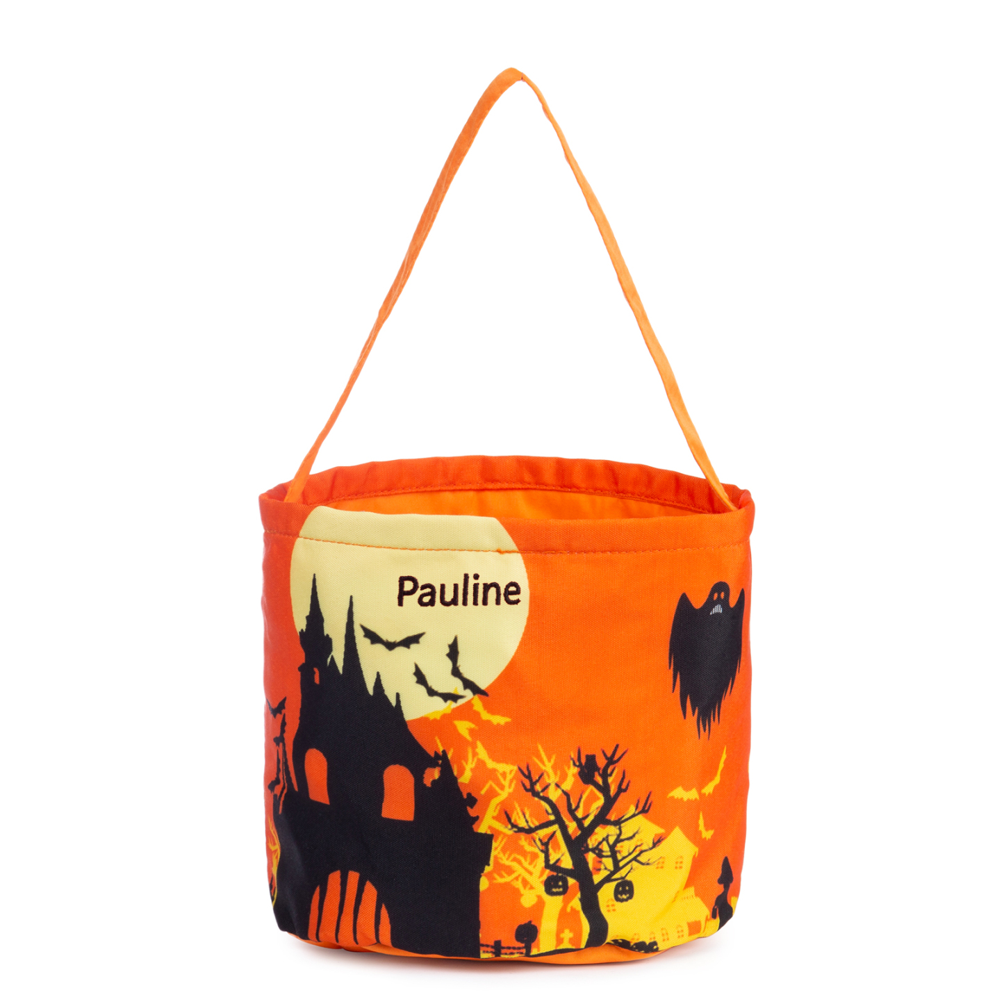 Halloween Luminous Tote Bag Engraved 1 Name Tote Bag Candy Gift Bag-Jessemade AU