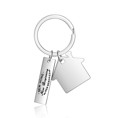 "NEW HOME, NEW BEGINNING, NEW MEMORIES" Personalised Calendar Keychain Gifts For Friends-Jessemade AU