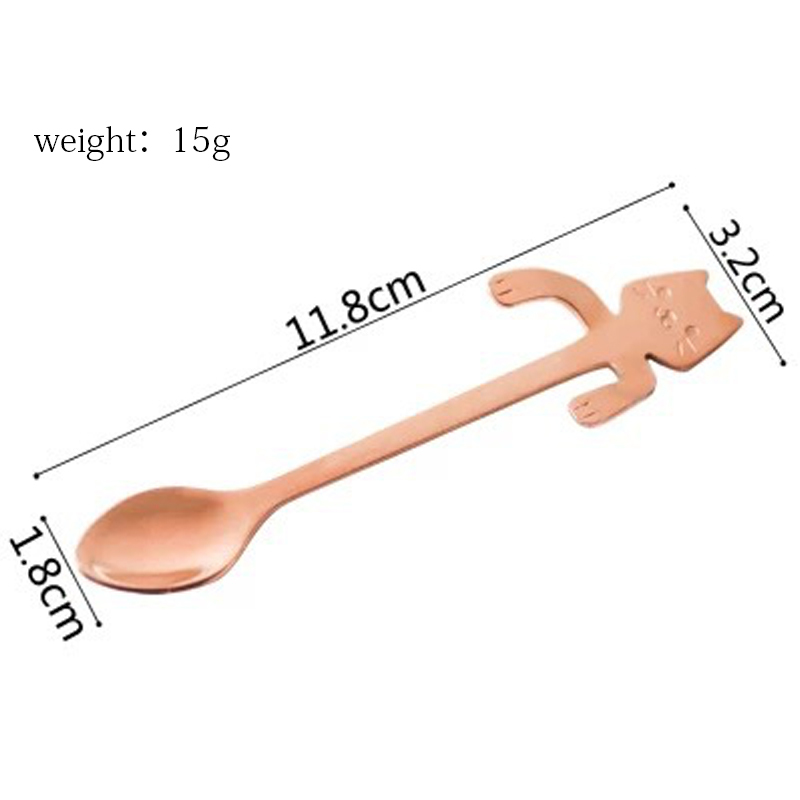 Cat Spoon Stainless Steel Spoon Cute Family Gifts-Jessemade AU