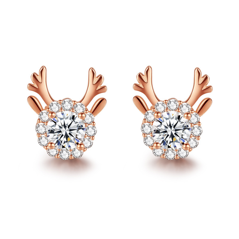 Women's Earrings Elk Earrings Birthday Valentine's Day Gifts for Her-Jessemade AU