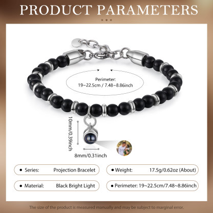 Personalised Projection Bracelet Custom Photo Bracelets Adjustable Bracelet Creative Gift for Him/Her-Jessemade AU