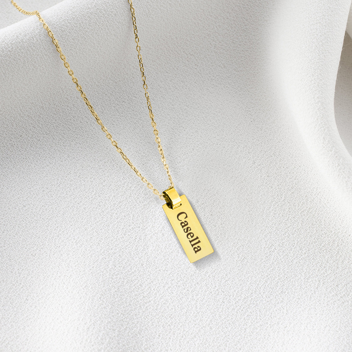 Personalised 1 Name Necklace Back To School Gold Necklace for Kids-Jessemade AU