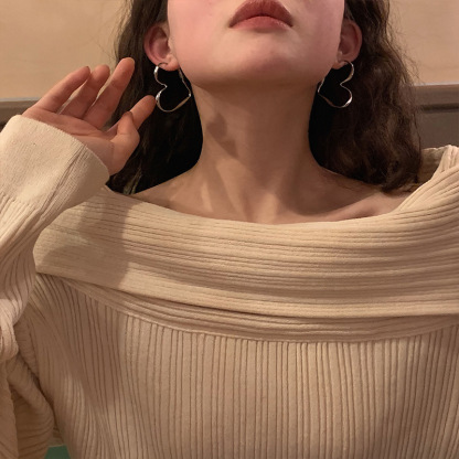 Heart Earrings Circle Earrings Square Earrings Birthday Gifts For Her-Jessemade AU