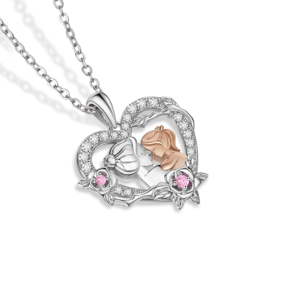 Grandmother and Granddaughter Heart Necklaces Special Bond Necklaces Gift For Her-Jessemade AU