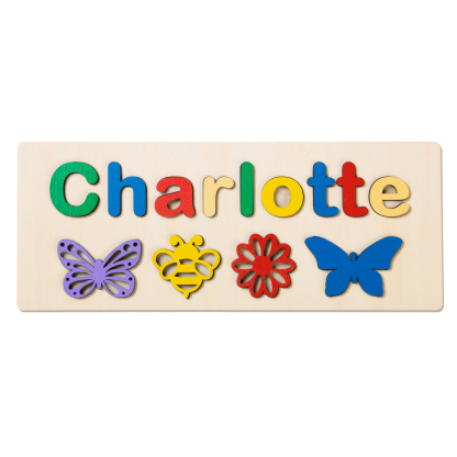 Personalised Kid's Wooden Name Alphabet Puzzle Toy for Toddlers Early Learning Child Toy-Jessemade AU