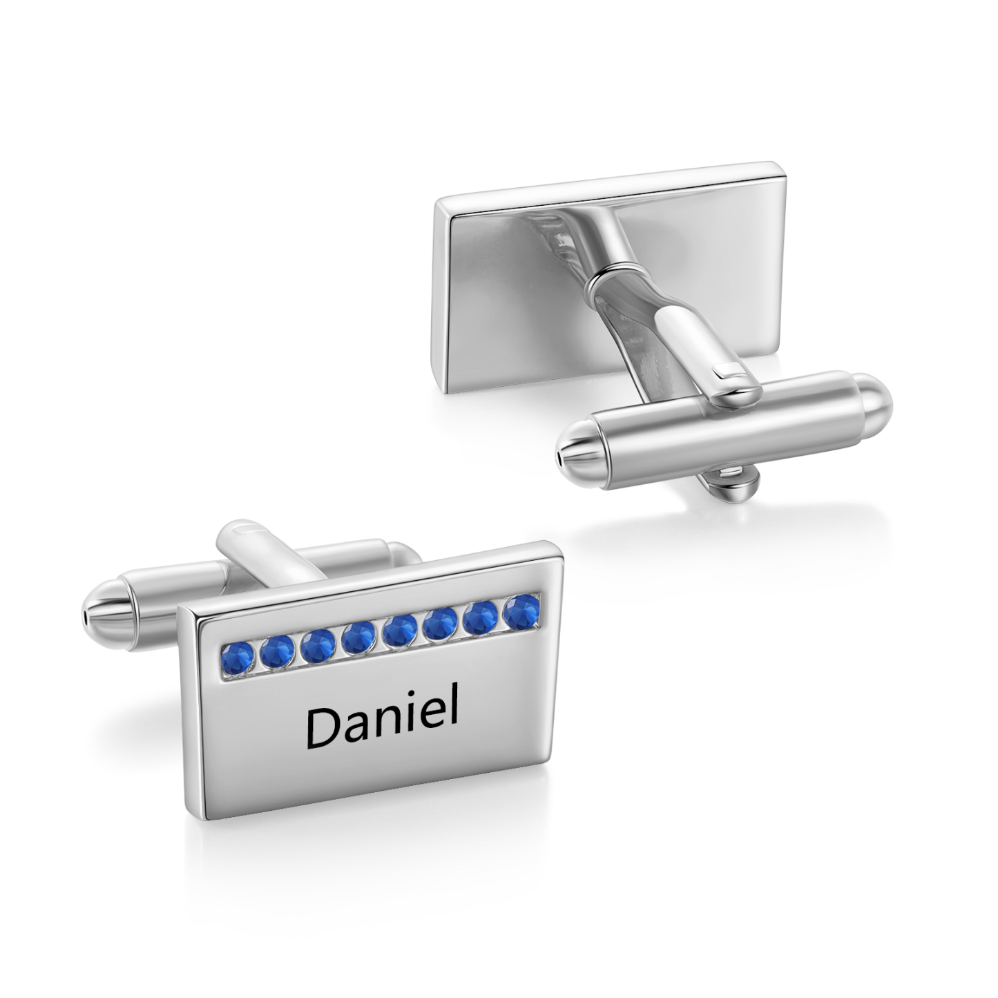 Personalised Men's Cufflinks Custom 2 Names Metal Cufflinks Copper Wedding Gift for Him-Jessemade AU